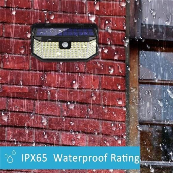 Solar Outdoor Motion Sensor Lights 2500Lm Solar Panel to 15.3 in² and 3 Modes - Picture 5 of 7
